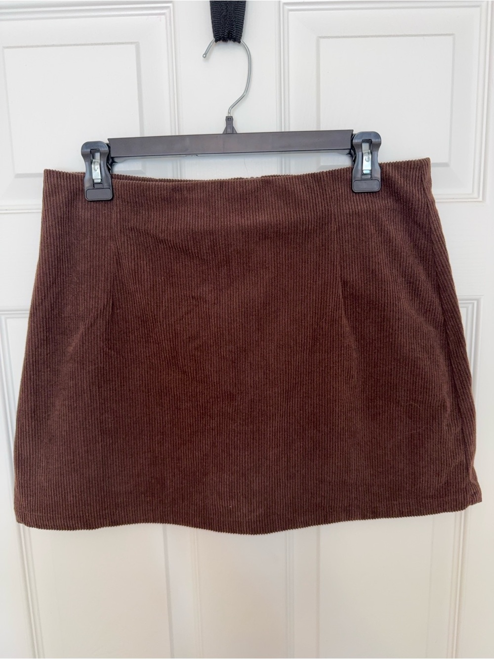 High Waisted 2-in-1 A Line Mini Corduroy Casual Skirt
